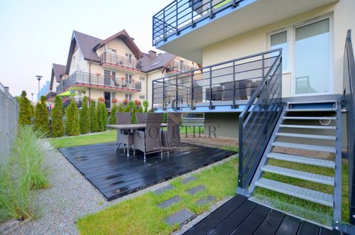 Ogród 120 m2 - piwnica 6 m2 - balkon 19 m2 - nowe