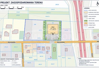 Działka usługowa inwestycyjna