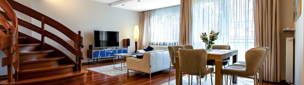 Kabaty–przestronny penthouse 195 m²,taras,garaż