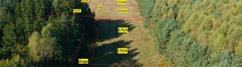 Działki budowlane w otulinie lasu rozłazino