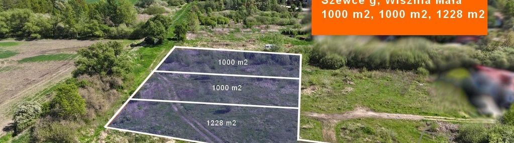 Nowe działki budowlane 1000m² i 1228m²