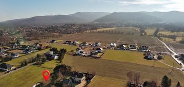 Działka jawor, ul. bielska – widok na góry