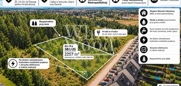Duża działka przy lesie w okolicy gdańska  osowy