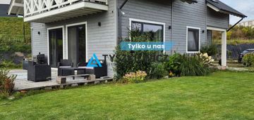 Nowy dom blisko jeziora, pompa ciepła