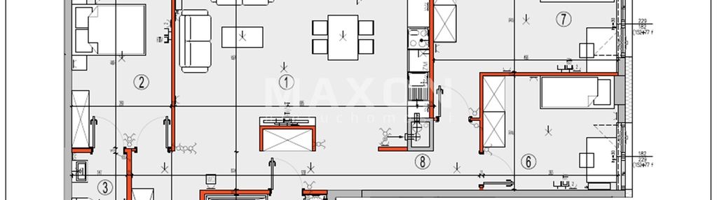 Apartament na domaniewskiej, 4 pokoje rezerwacja