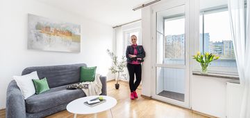 2 pokoje z możliwością 3, 49,43m2, metro bemowo