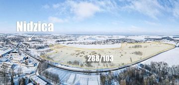 Działka inwestycyjna z mpzp koło nidzicy.