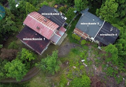 Cztery mieszkania na dużej działce do remontu