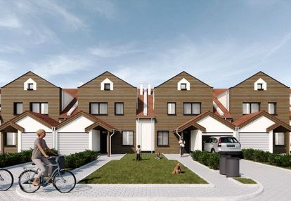 Nowoczesny dom 162 m² w zabudowie szeregowej