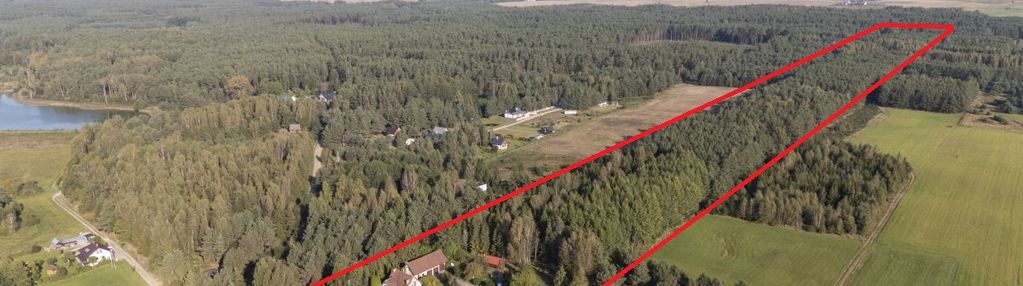 Piękna działka z domem i lasem w sercu kaszub!