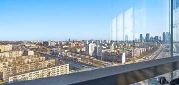 Apartament z widokiem na centrum warszawy