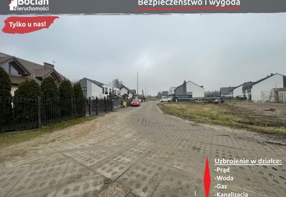 Uzbrojona, płaska działka na osiedlu domów!