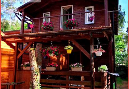 Domek nad jeziorem borówno-skarszewy