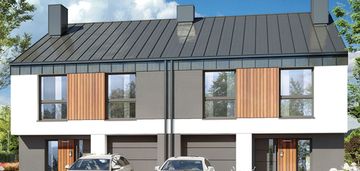 Nowoczesny dom w zabudowie bliźniaczej|bez pcc 2%