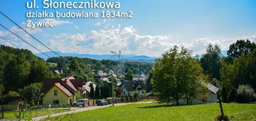 Widokowa działka - 2km nad jezioro żywieckie
