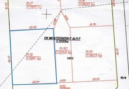 Działka  611 m², ruda k. radzymina, mpzp, media