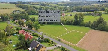 Działka budowlana 1339 m² – kostkowice, ul. dworska