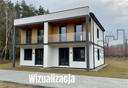 Bliźniak na dużej działce!
