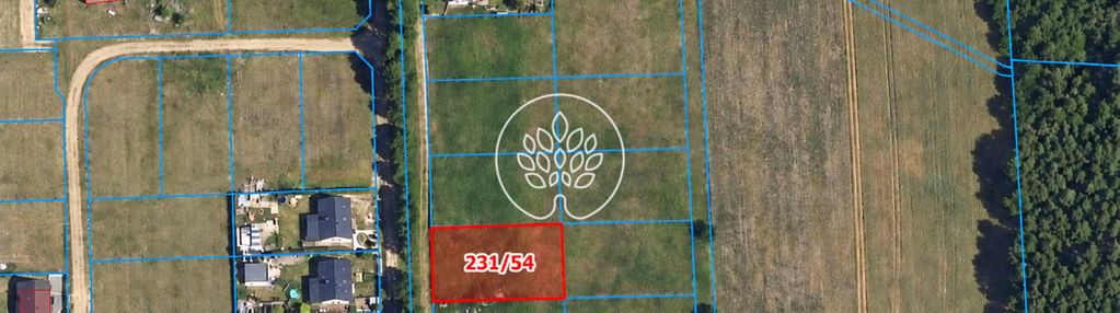 Działka budowlana 1123 m² – kruszyn krajeński