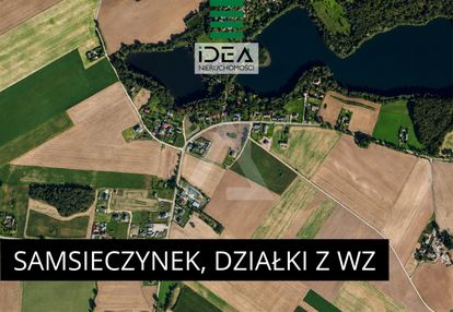 Działka 800 mkw, samsieczynek, wz