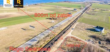 Działka budowlana z wz |820m do zatoki puckiej|las