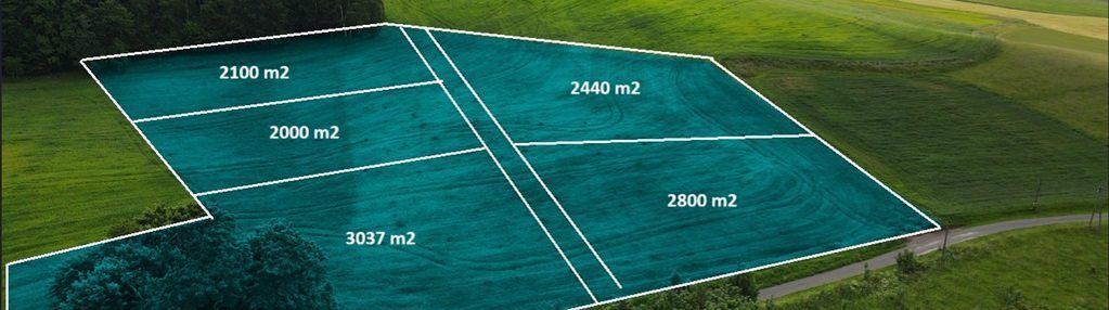 Malownicza działka pośród pól i lasu