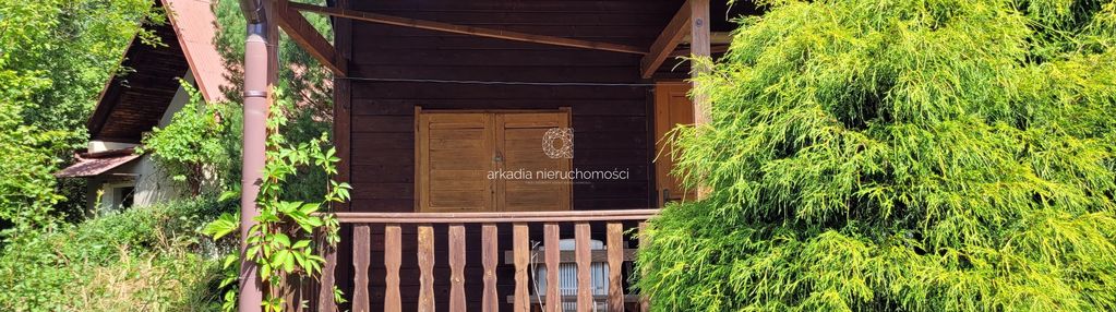 Działka rod 400 m² z wyposażonym domkiem (prąd, woda, szambo) brzyczyna koło krakowa
