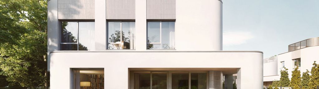 Dom na modernistycznym osiedlu