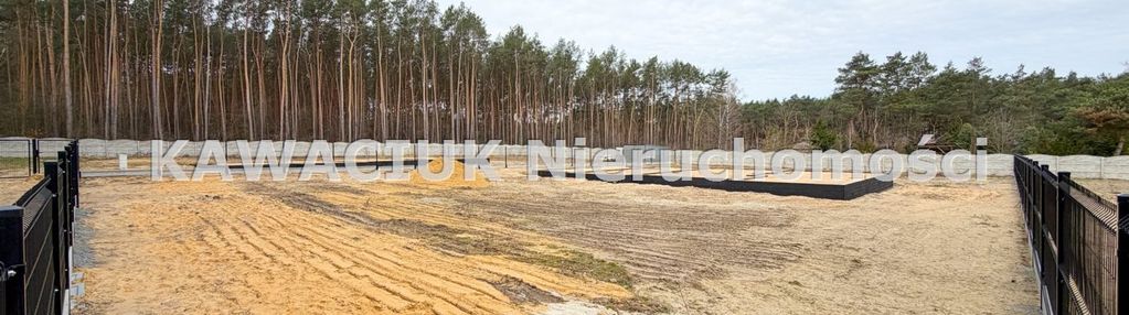 Działka budowlana przy lesie