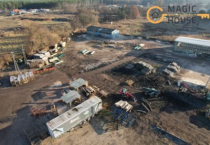 Działka inwestycyjna 7500 m² z halą i mediami