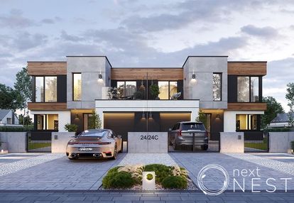 Nowoczesny dom z garażem 6 pokoi długa szlachecka