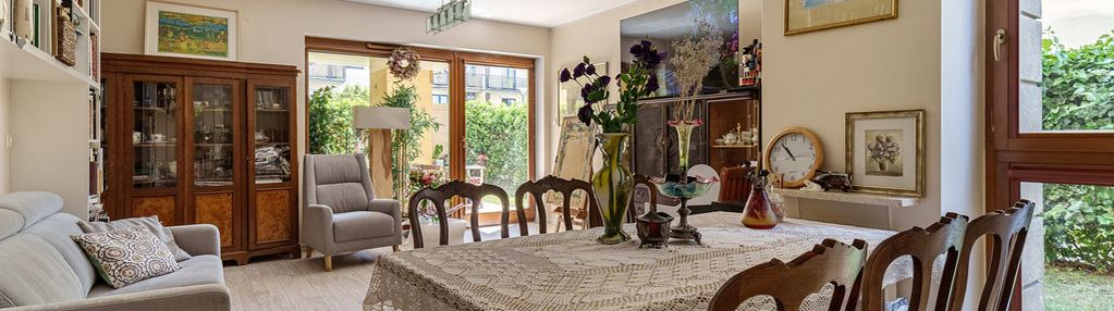 Apartament z ogrodem i garażem na zamkniętym osied