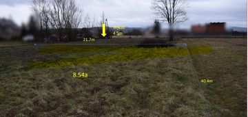 Działka budowlana 8.54a-lutoryż