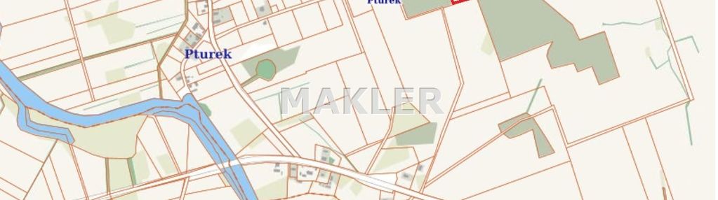 Pturek, działki, gm. barcin, powiat żniński