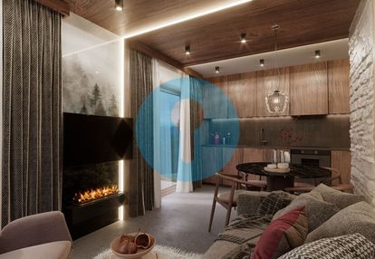 3 pokoje, 54, 3 m², nowoczesny styl góralski, garaż