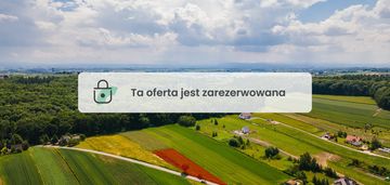 Działka tuż przy lesie z projektem i pnb- zielona
