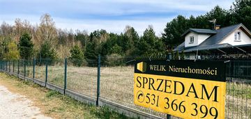Działka w porosiukach nad rzeką obok lasu