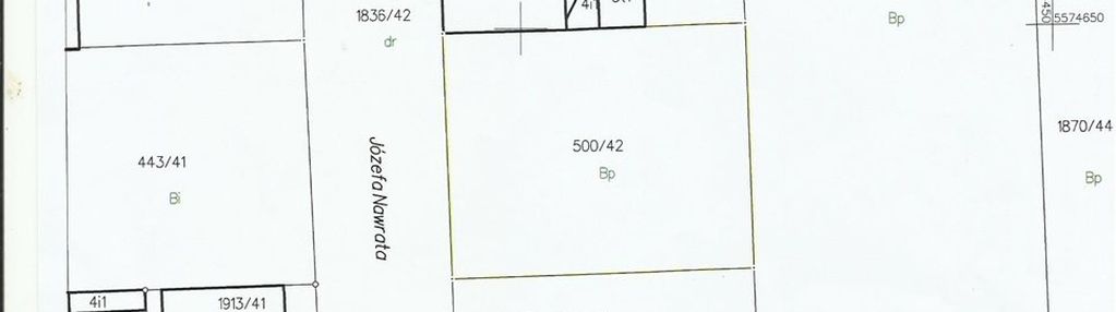 Działka na sprzedaz zabrze nawrata