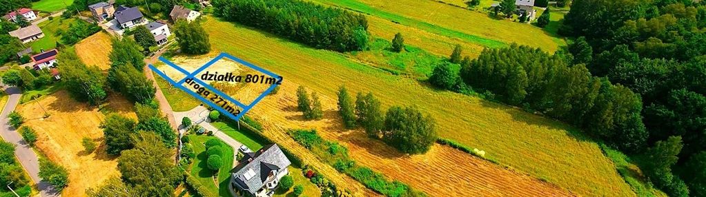 Działka budowlana 1072 m² | mszana | 5 minut a1