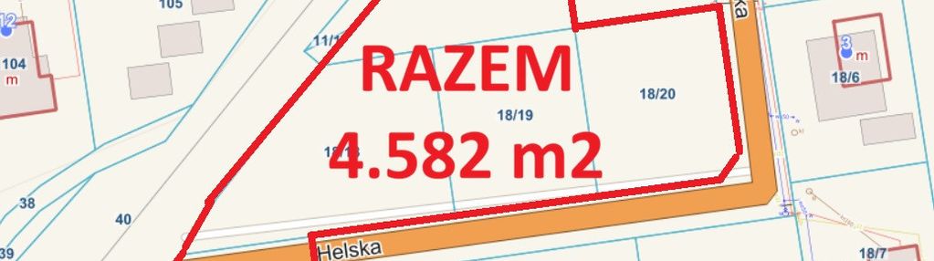 Kompleks 7 działek we władysławowie