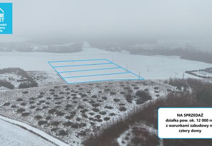 Dobra cena. działka z wz na cztery domy.