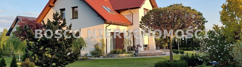 Dom wolnostojący pod wrocławiem, piekny ogród