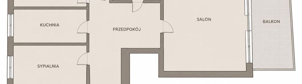 Zaspa | 3 pokoje | do własnej aranżacji