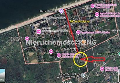 Działka nad morzem -800 m od plaży - sianożęty -