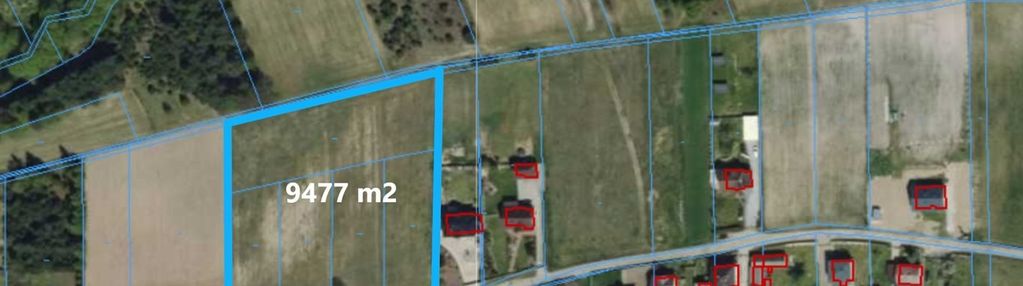 Działka 9477 m2, grabarze, gm. lipie