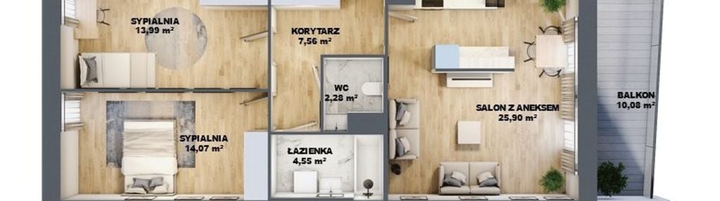 Słoneczny apartament w samym sercu lublina !