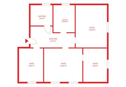Mieszkanie 4 pokojowe, 5 minut do plaży w brzeźnie