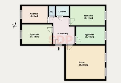 4 pokoje|rozkładowe|różanka|