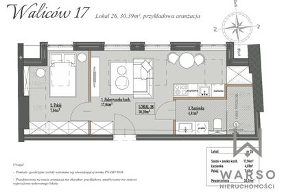 Cena z vat. 2 pokoje. przy browarach w.