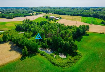 Malownicza zalesiona działka ze stawem w gołczewie